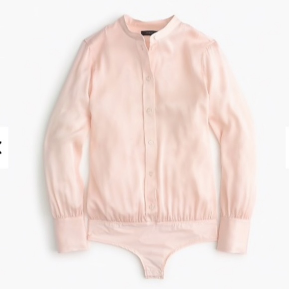J. Crew Tops - J. Crew Blush Silk body suit